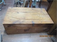 Wooden Shipping Crate w/Lid-35W x 14T x 21D