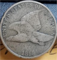 1858 Flying Eagle Cent (Large Letters)