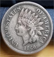 1860 Indian Head Cent  (Full Liberty)