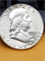1954-P Franklin Half Dollar