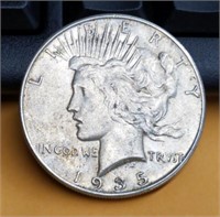 1935-P Peace Silver Dollar