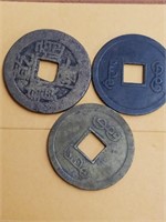 3 China Cash Coins