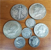 Lot of 90% & 40% Silver Coins