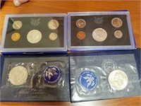 1968 & 1969 Proof Sets, 1973 & 1974 Silver Ikes