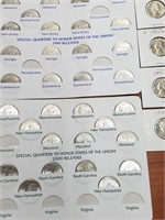 Quarter Saver Books & Carded Clad Quarters
