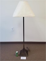 Vintage Floor Lamp - Bronze Base? (No Ship)