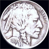 1918-D Buffalo Head Nickel LIGHTLY CIRCULATED