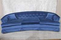 VERY NICE VINTAGE CURVED BACK SOFA