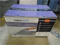 THERAPEDIC 3" MEMORY FOAM TOPPER TWIN XL