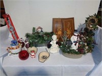 Wreath Hanger, Snowman, Angels, & More