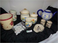 Canisters, Spoon Rest, Tea Set