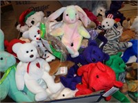 Large Group of Beanie Babies