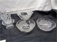 Glass Candleholders & Bowls