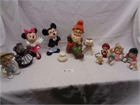 Precious Moments, Gnome, Mickey & Minnie