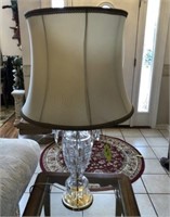 PAIR OF CRYSTAL TYPE LAMPS