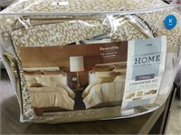 JCPENNY KING 7 PC COMFORTER SET
