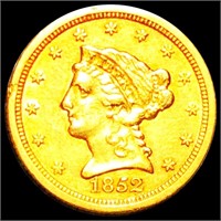 1852-O $2.50 Gold Quarter Eagle CLOSELY UNC