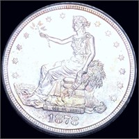 1878-S Silver Trade Dollar CHOICE BU PL