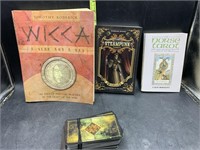 Tarot books and Wicca book