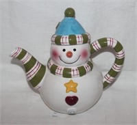 Studio Nova Ceramic Snowman Tea Pot