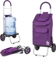 Trolley Dolly, Purple Shopping Grocery Cart