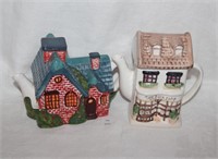 Ceramic House Shaped Tea Pots Designpac & Other