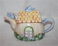 Savoy Housewares Ceramic Tea Pot Bird House Design