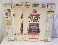 1996 90 Years Kellogg's Corn Flakes Cereal Boxes +