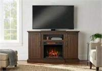 Freestanding Media Console Electric Fireplace