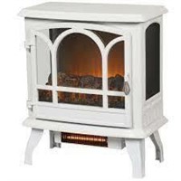20-inch White Electric Infrared Stove