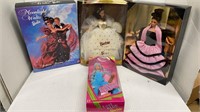 4PC BARBIE DOLL LOT - SEALED IN BOXES