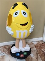 Yellow M&M Collectible Candy Store Display With