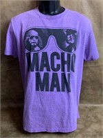 Macho Man Tshirt Tag is Worn - Looks