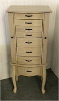 6 Drawer Standing Jewelry Armoire