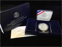 2000 Library of Congress  Proof Silver Dollar, w/