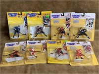 Eight Starting Lineup Hockey Action Figures