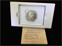 1995 Special Olympics Uncirculated Silver Dollar,