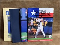 1992 Texas Rangers Souveneir Programs