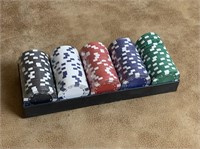 Set of Poker Chips