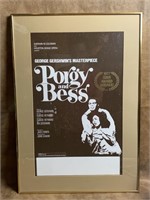 Porgy and Bess Framed and Matted Broadway