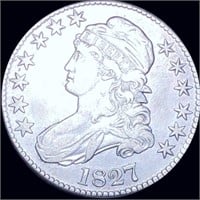 1827 Capped Bust Half Dollar CLOSELY UNC