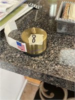 Brass stamp dispenser