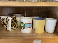 Miscellaneous coffee mugs