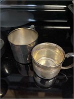 2 silver gorham cups