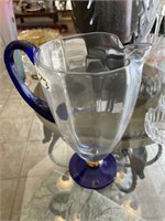 Large cobalt margarita pitcher