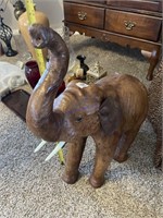 Decorative elephant with leather ears