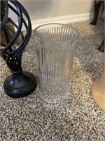 Crystal vase and decorative piece
