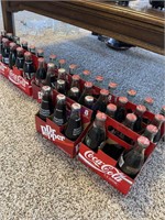 8 six packs of collector Coca-Cola bottles
