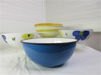 Group of Hand Painted Portugal Bowls