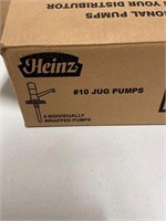 Set of 4 Heinz jug pumps